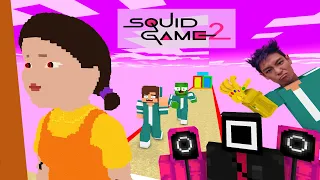 Mikey & JJ Play Squid Game Run Challenge #shortvideo #shorts #animation #minecraftanimation #funny
