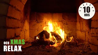 Relaxing Christmas Music & Fireplace | Piano Music, Christmas Carol, Relaxing Music, Sleep Music