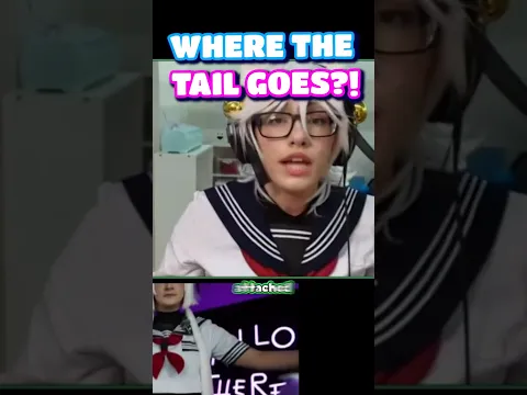 Filian: "BRO, WHY WOULD YOU PUT THE TAIL UNDER THE SKIRT?!"