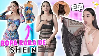 PROBANDO LA ROPA MÁS RARA Y SEXY DE SHEIN 😱¿ES COMO LAS FOTOS? | CLAUDIPIA