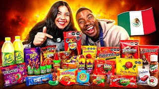 PROBANDO DULCES MEXICANOS 🌶️ 🥵🍭🇲🇽