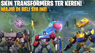 SKIN TRANSFORMERS GAMEPLAY! GILA KEREN PARAH BOS! KUALITAS EFEKNYA LEBIH DARI SKIN LEGEND! MLBB