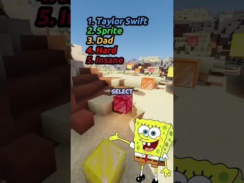 almost every person fails to pass this one - Dont Say the Same Thing as Me with Spongebob #shorts