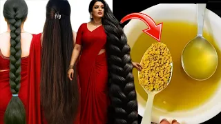 मेथी में सिर्फ एक चीज मिलालो बाल इतने लंबे,मोटे हो जाएंगे कि सब चौंक जाएंगे💯✅ Hair Booster Tonic