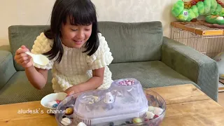 夏といえば！流しそうめん機で流しおやつ