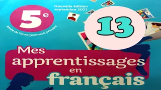 Mes apprentissages en francais 5 page 13