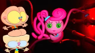 MONGO E DRONGO ESCAPARAM DA MOMMY LONG LEGS DE POPPY PLAYTIME CHAPTER 2! (Mongo e Drongo)