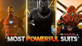 Top 5 Most Powerful Suits In Marvel | Syzo90s