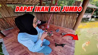 SERUU!!! MANCING DAPAT IKAN KOI BESAR