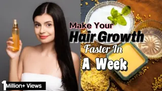 7 Days Extreme Hair Growth Challenge | Fenugreek Seeds For Healthier Hair | Stop Hair Fall