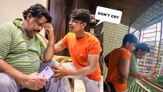 I THREW MY DAD’S MOBILE FROM 12TH FLOOR AND GIFTED HIM EXPENSIVE IPHONE 🔥 (HE GOT SUPER ANGRY)