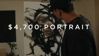 Painting a $4,700 Portrait