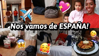 ✈️NOS VAMOS DE ESPAÑA🇪🇸 + 🙏CAMBIOS EN NUESTRA VIDA🥰 + LLEGAMOS AL HOTEL EN MADRID | 12 Dic 2022