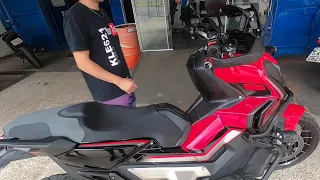 HONDA X ADV 750 ANO 2021 TEST RIDE PONTEIRA MEGAFONE ATALLA AÇO INOX SENSACIONAL 13-04-2021