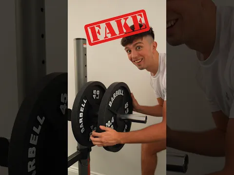 FAKE WEIGHTS Prank on Gym Partner! 🏋️ #shorts