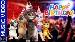 Happy Birthday Song ft. Talking Tom & Angela | Manas Raj New Song || Happy Birthday to You 💖