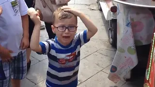 Kids Angry on Turkish Ice Cream Man | Viral Video |  #turkishiceream #dondurma