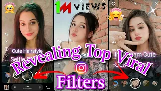 Revealing My Top 5 Favourite Filters On Instagram✨ Best Trending Instagram Filters💕 #youtube #filter