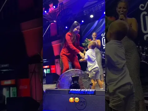 Mali Željko doneo cveće Ceci na nastup, pevačica nije mogla da dođe sebi od sreće