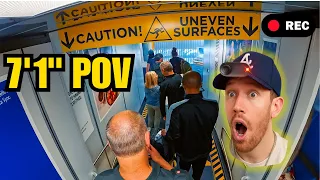Walking Through an Airport at 7'1"
