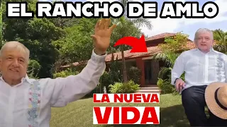 LA  NUEVA VIDA DE AMLO  SOLO EN SU RANCHO      ¿REFLECCION ? ¿PENITENCIA?  O DESCANSO?