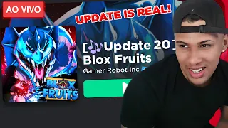 FINALMENTE NOVA ATUALIZAÇÃO 20 DO BLOX FRUITS!! (NOVAS ILHAS, FRUTAS, ESTILO DE LUTA E ESPADAS)
