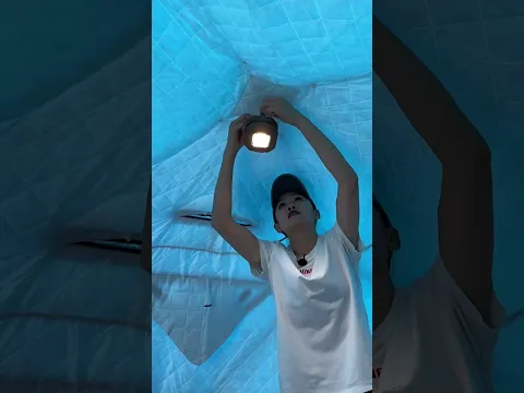 Build house on ice-hole😨