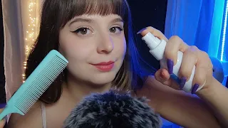 ASMR | Tia caçando piolho na sua cabeça (Rápido e agressivo)