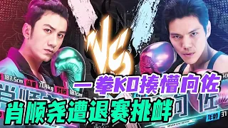 肖顺尧遭向佐质疑拳击水平，下一秒仅用一拳进攻秒杀对手？揍得向佐鼻青脸肿宛如外星人！！| #肖顺尧 #水龙吟 #向佐 #拳力以赴的我们 #拳击 #拳击比赛 #张伟丽 #ufc #youkushow