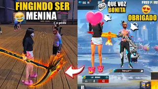 TROLANDO GADOS COM VOZ DE MENINA NA ILHA DE TREINAMENTO DO FREE FIRE
