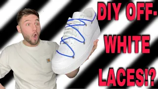 DIY OFF WHITE LACES!?!?