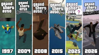 Diving Into Water From Highest Points: ALL GTA Games Evolution (1997-2026)