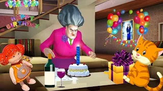 انقاذ القطة من المدرسة المرعبة - Scary Teacher 3D !!
