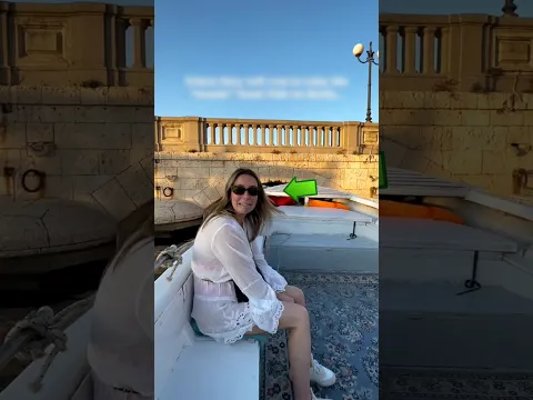 This girl easily boarded the boat and went .#shortvideo