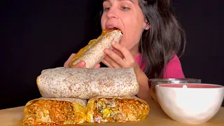 HOMEMADE BURRITOS | MUKBANG | ASMR