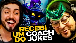 JUKES VEIO ME AJUDAR A IR PRO ESMERALDA! Coach com Jukes #1