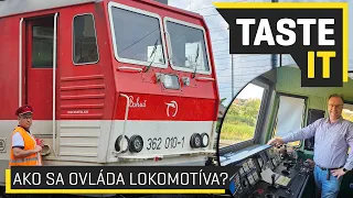 Práca rušňovodiča rýchliku na južnej trati a pohľad z kabíny lokomotívy