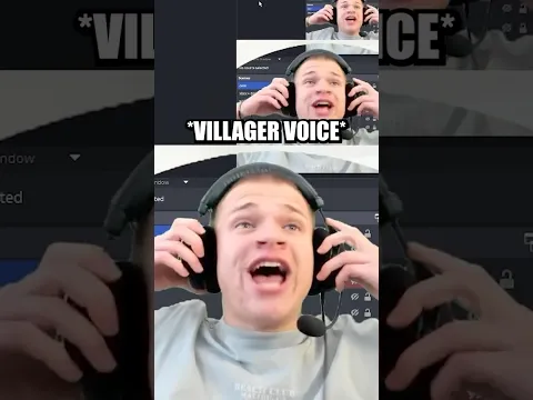 Jynxzi’s Mod Hivise Changes His Voice into a Minecraft Villager! 💀😭