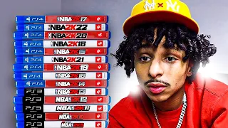 WINNING A GAME IN PARK IN EVERY NBA 2K GAME IN ONE VIDEO….