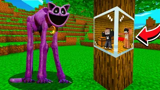 MONSTER CATNAP VS PERSEMBUNYIAN DAN JEBAKAN PALING AMAN DI MINECRAFT!!