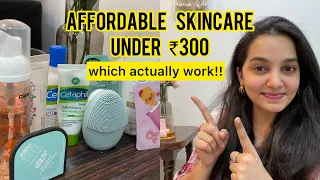 AFFORDABLE SKINCARE under ₹300 || Face wash, masks, moisturizers and more