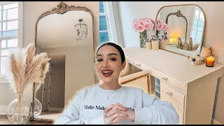 MY NEW BEAUTY ROOM! DIY & Upcycling (Restoration Hardware Inspo)