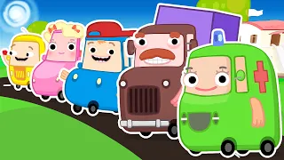 Os carrinhos da Família Wheelzy! Desenho animado infantil. Desenhos animados em português