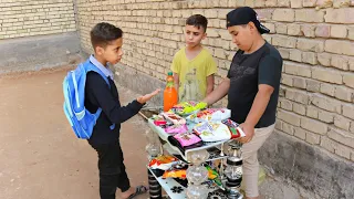 فلم طلاب المدرسه يضحكون ع بائع الجبس والعصاير 😢