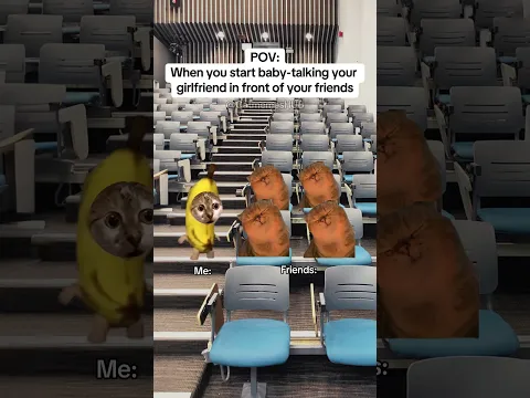 CAT MEMES 🐱You start baby-talking your girlfriend... #catmemes #relatable #relationship