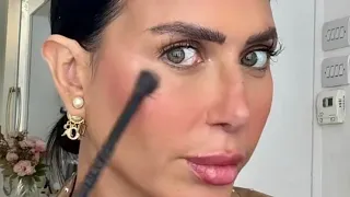 مكياج د. خلود بعد عملية انفها