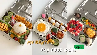 My Bento & Fun Food Ideas｜Cute & Creative Meal Collection (Ep. 2) 🍱 ✨ #asmr #satisfying #lunchbox