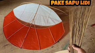 Bikin Layangan pegon dari sapu lidi
