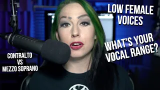 Do you have a low voice? How to find your true vocal range for low voiced women!