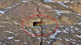 Um morador descobriu um mundo totalmente inexplorado em uma fenda na terra